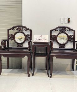 Bộ Bàn Trà 3 Món Gỗ Lim Ta