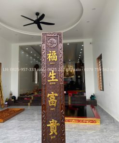 Bộ Đại Tự Đức Lưu Quang Sơn Thiếc Vàng