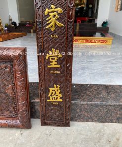 Bộ Đại Tự Đức Lưu Quang Sơn Thiếc Vàng