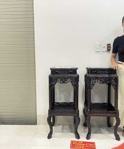 Cặp Đôn Vuông Mặt Đá Cỡ To 93 x 40