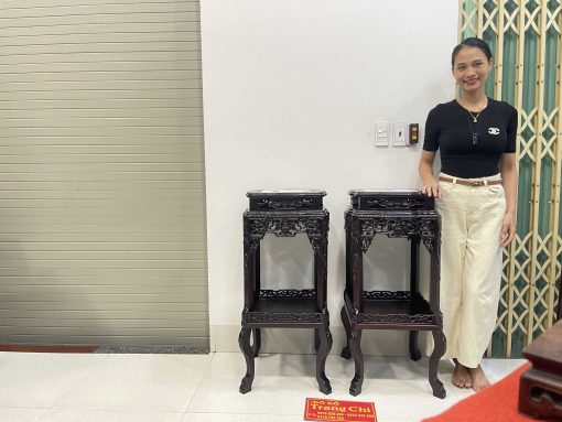 Cặp Đôn Vuông Mặt Đá Cỡ To 93 x 40