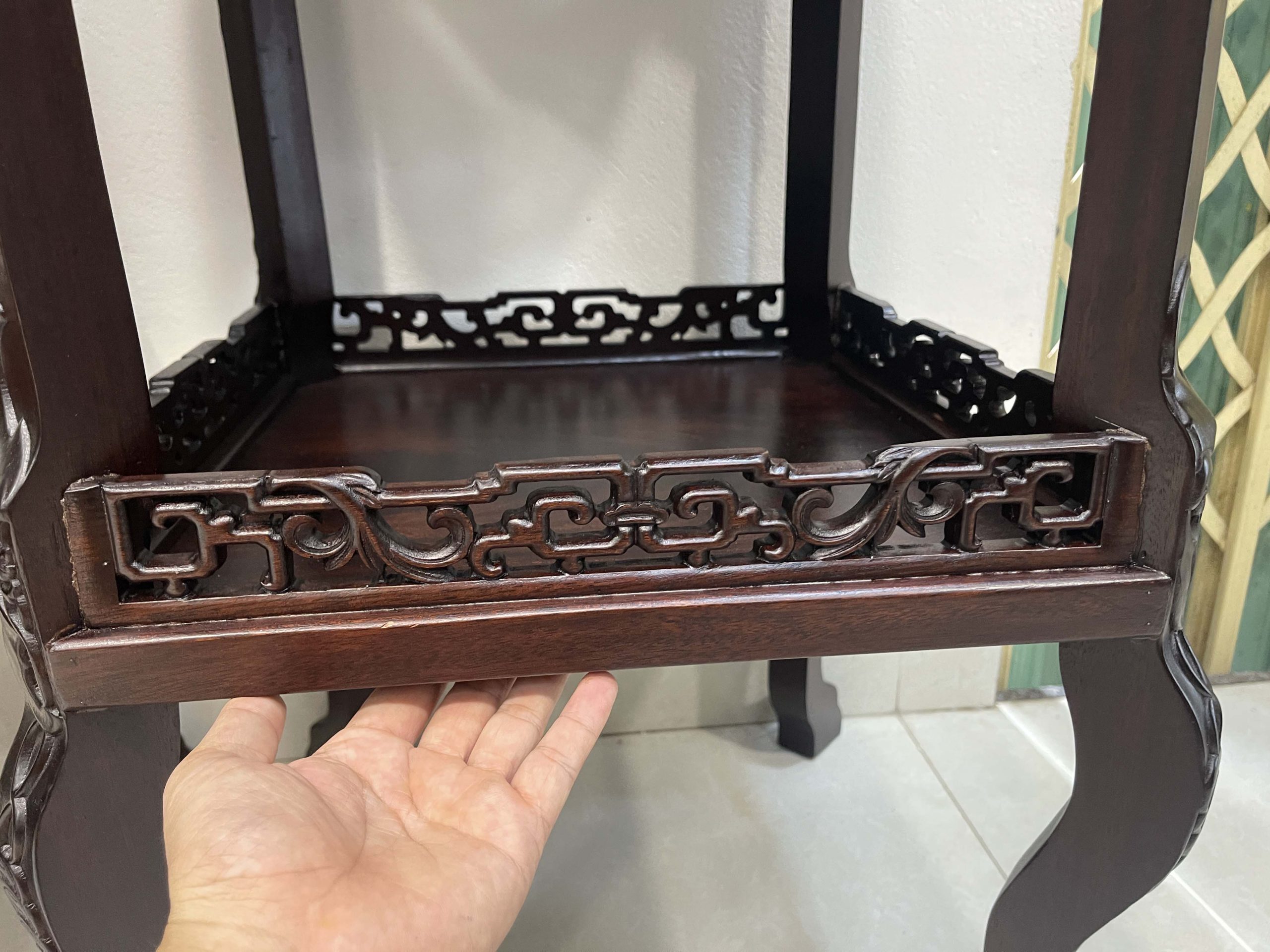 Cặp Đôn Vuông Mặt Đá Cỡ To 93 x 40