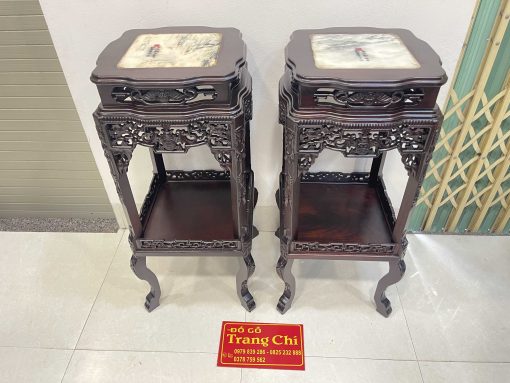 Cặp Đôn Vuông Mặt Đá Cỡ To 93 x 40