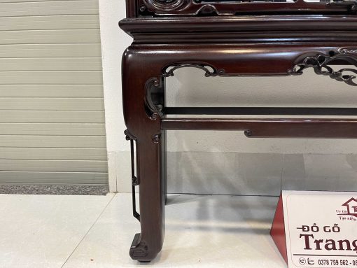 Báo Giá Cặp Tủ Bày Đồ Kính Gỗ Gụ