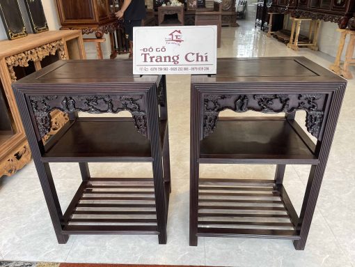 Đôn Trường Kỷ Chạm Tích Gỗ Gụ