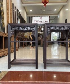 Đôn Trường Kỷ Chạm Tích Gỗ Gụ