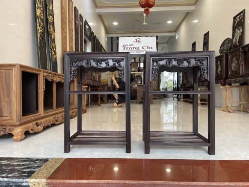 Đôn Trường Kỷ Chạm Tích Gỗ Gụ
