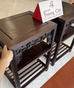 Đôn Trường Kỷ Chạm Tích Gỗ Gụ