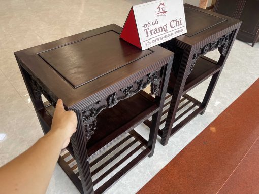 Đôn Trường Kỷ Chạm Tích Gỗ Gụ