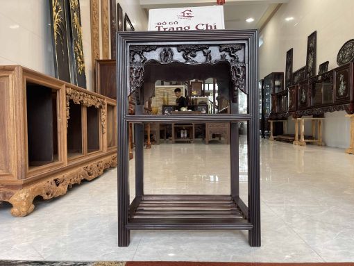 Đôn Trường Kỷ Chạm Tích Gỗ Gụ