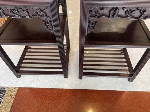 Đôn Trường Kỷ Chạm Tích Gỗ Gụ