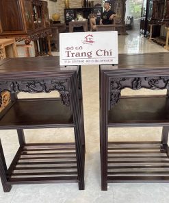 Đôn Trường Kỷ Chạm Tích Gỗ Gụ