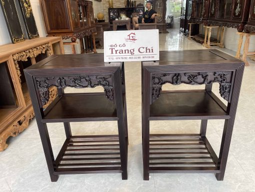 Đôn Trường Kỷ Chạm Tích Gỗ Gụ