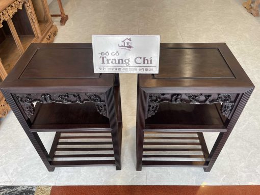 Đôn Trường Kỷ Chạm Tích Gỗ Gụ