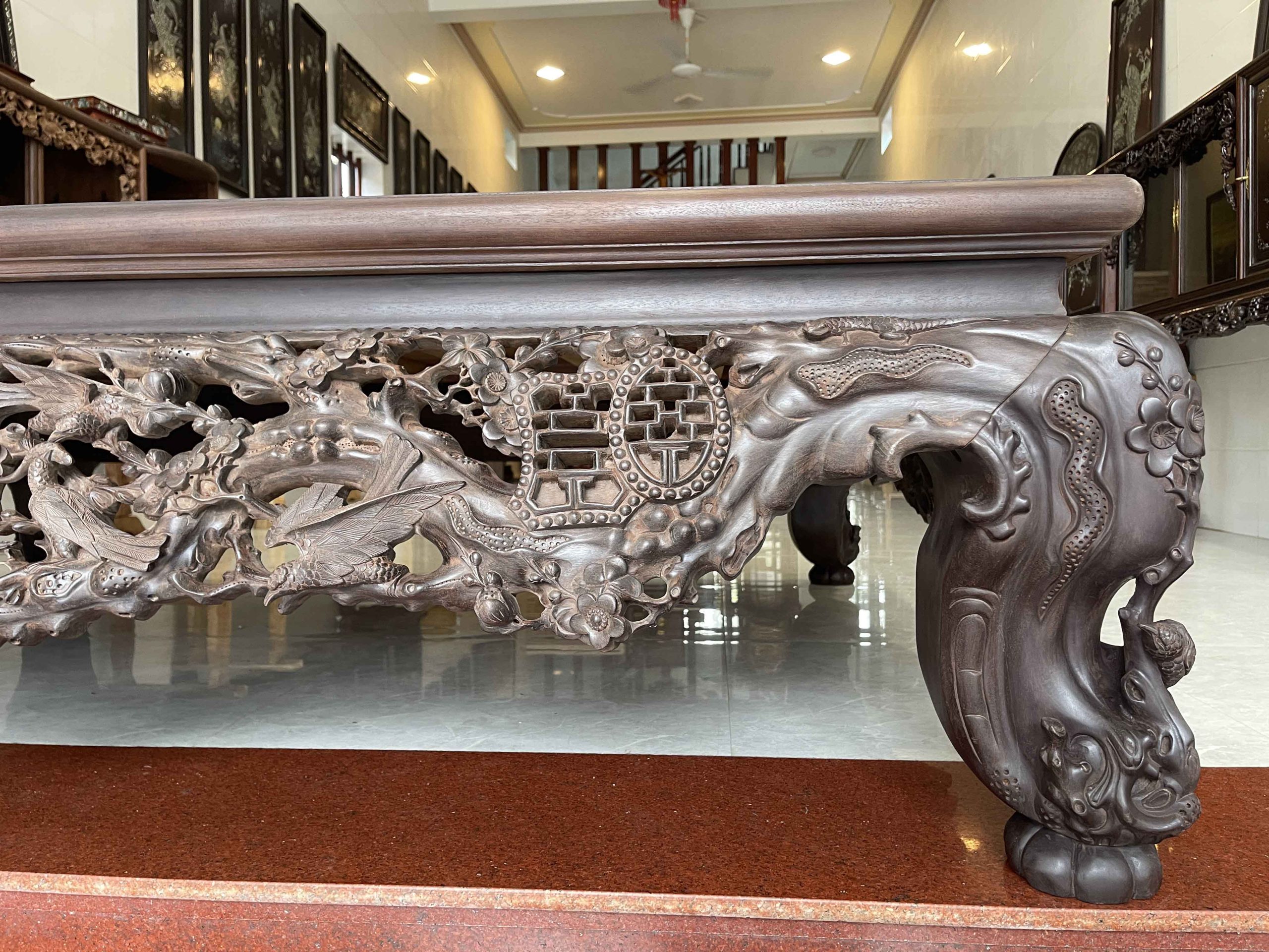 Mẫu Sập Mai Cài Thọ Đánh Chay Chổi Tre