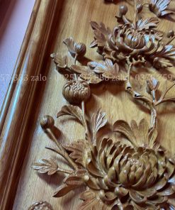 Tranh Tứ Qúy Bốn Mùa Gỗ Hương Đá