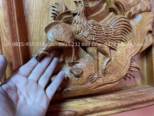Tranh Tứ Qúy Bốn Mùa Gỗ Hương Đá