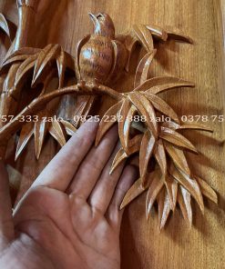 Tranh Tứ Qúy Bốn Mùa Gỗ Hương Đá