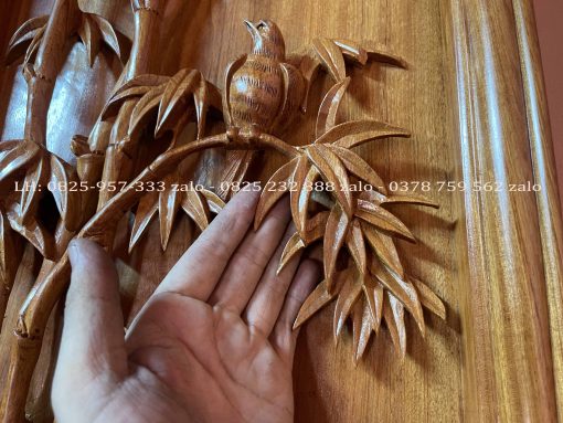 Tranh Tứ Qúy Bốn Mùa Gỗ Hương Đá