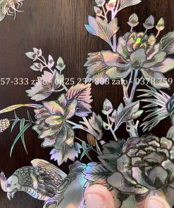 Tủ Chè Khảm Hồng Bệ Phúc Lèo Mai Thọ