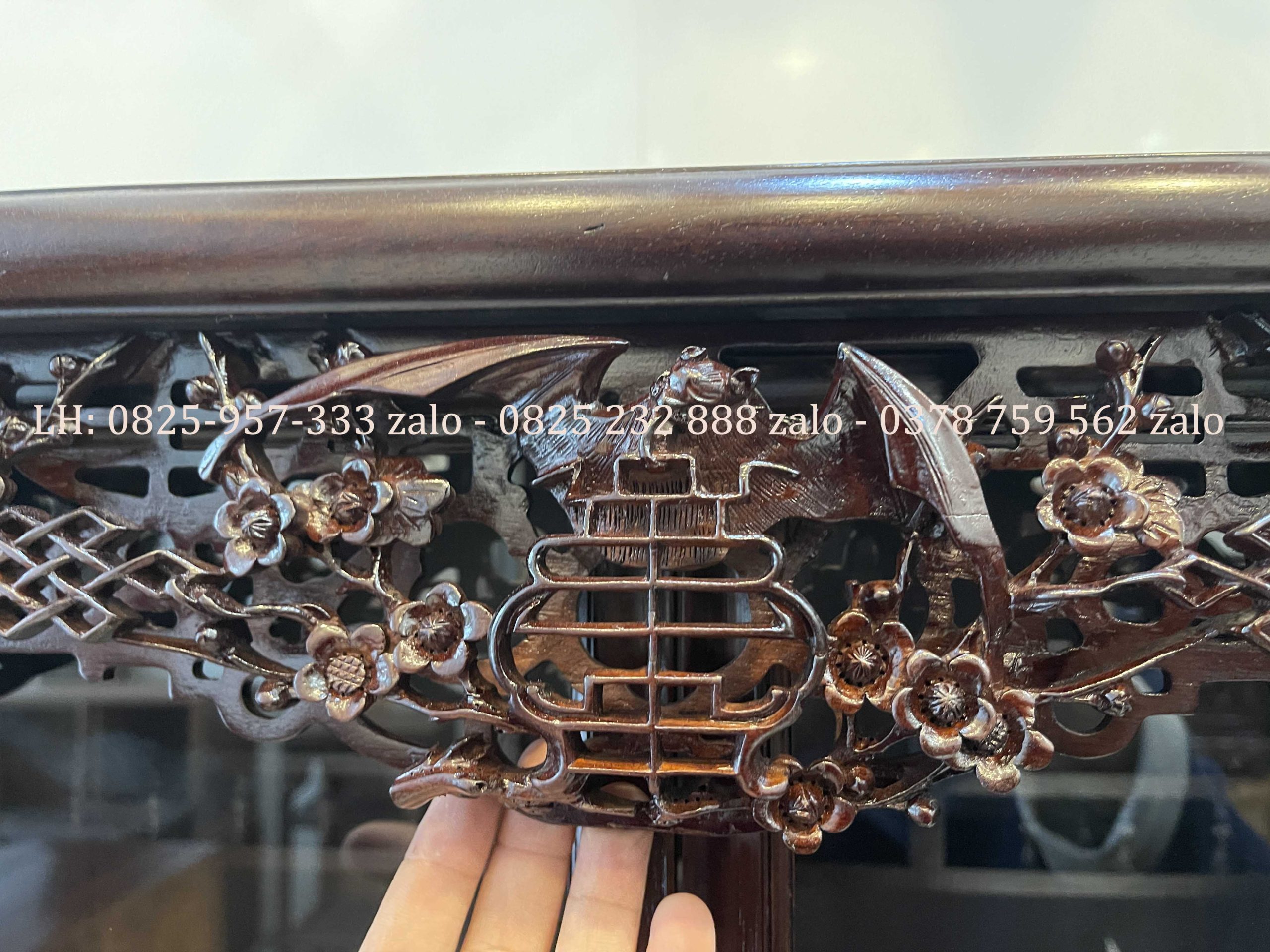 Tủ Chè Khảm Hồng Bệ Phúc Lèo Mai Thọ