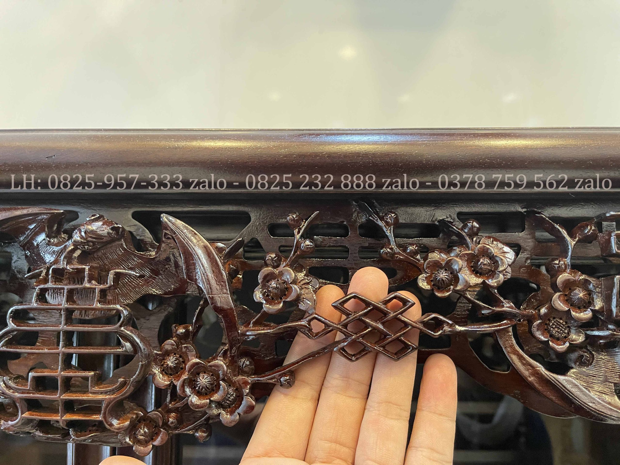 Tủ Chè Khảm Hồng Bệ Phúc Lèo Mai Thọ (7) Tủ Chè Khảm Hồng Bệ Phúc Lèo Mai Thọ