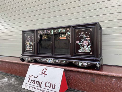 tủ chè mini khảm cúc kê