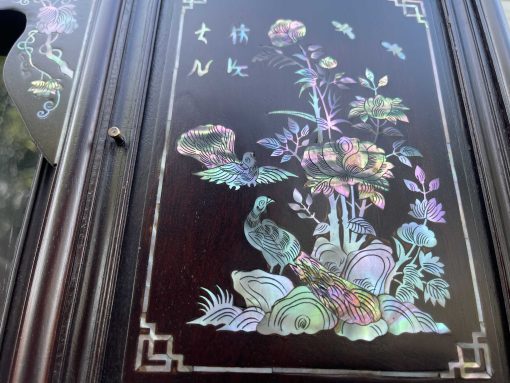 tủ chè mini khảm cúc kê