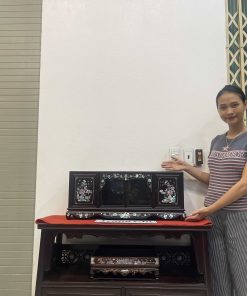 tủ chè mini khảm cúc kê