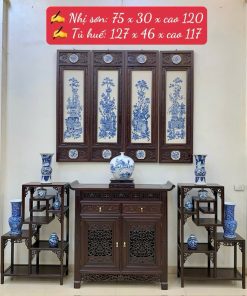 Các Mẫu Bàn Kệ Tủ Đôn Gỗ Bày Đồ