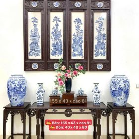 Các Mẫu Bàn Kệ Tủ Đôn Gỗ Bày Đồ