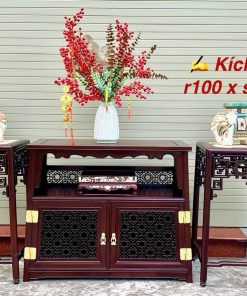 Các Mẫu Bàn Kệ Tủ Đôn Gỗ Bày Đồ