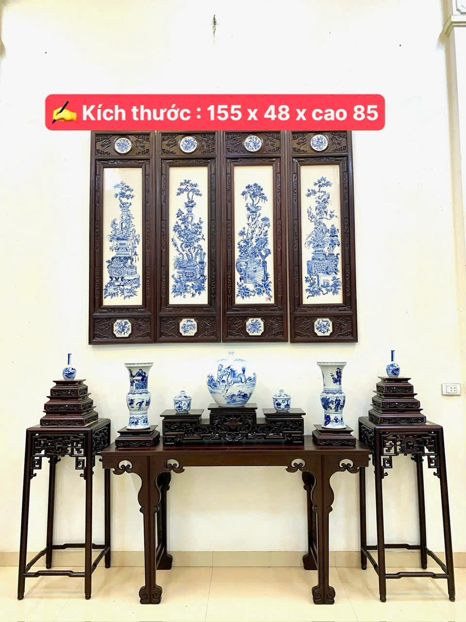 Các Mẫu Bàn Kệ Tủ Đôn Gỗ Bày Đồ 