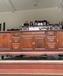 Kệ Tivi Gỗ Gụ Trơn 217 x 82 x 48 cm