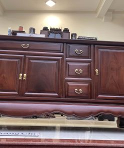 Kệ Tivi Gỗ Gụ Trơn 217 x 82 x 48 cm