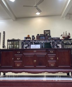 Kệ Tivi Gỗ Gụ Trơn 217 x 82 x 48 cm