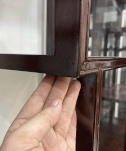 Tủ Bày Đồ Gỗ Gụ Kính 4 Mặt