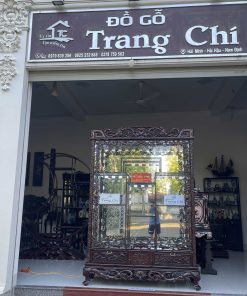 Tủ Bày Đồ Trúc Cỡ Đại Có Kính
