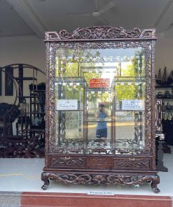 Tủ Bày Đồ Trúc Cỡ Đại Có Kính