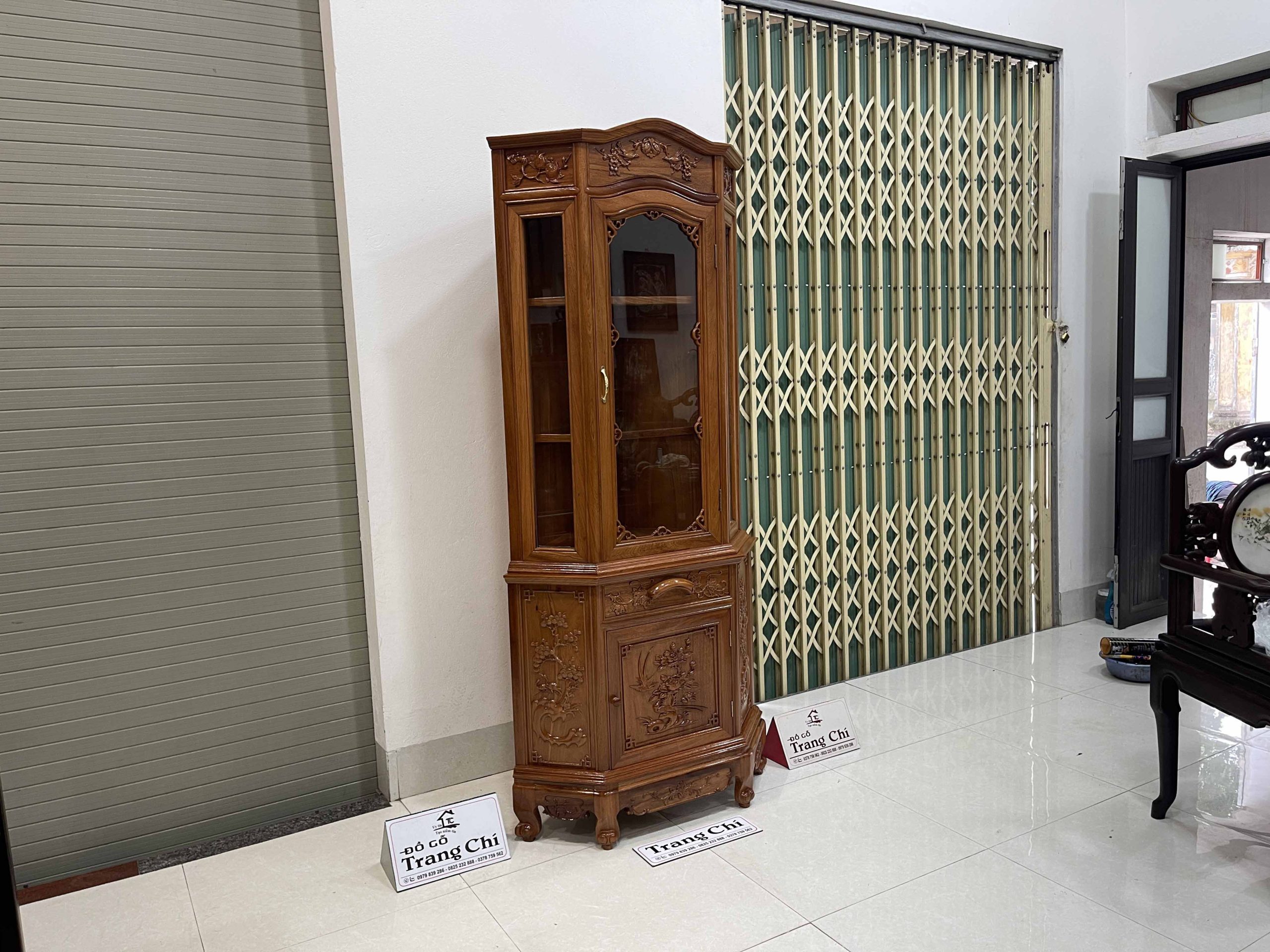 Tủ Góc 60 Gỗ Gõ Đỏ