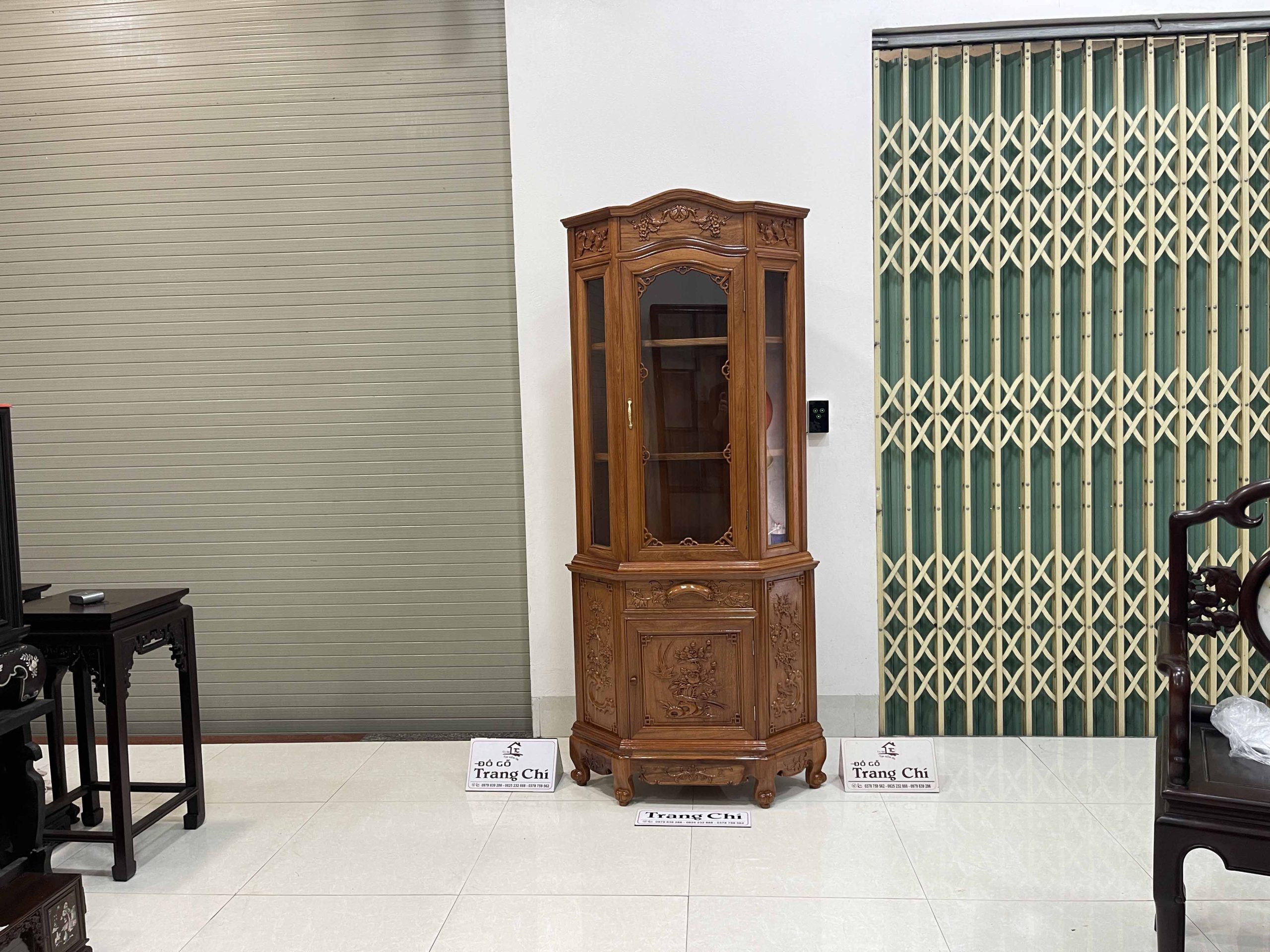 Tủ Góc 60 Gỗ Gõ Đỏ