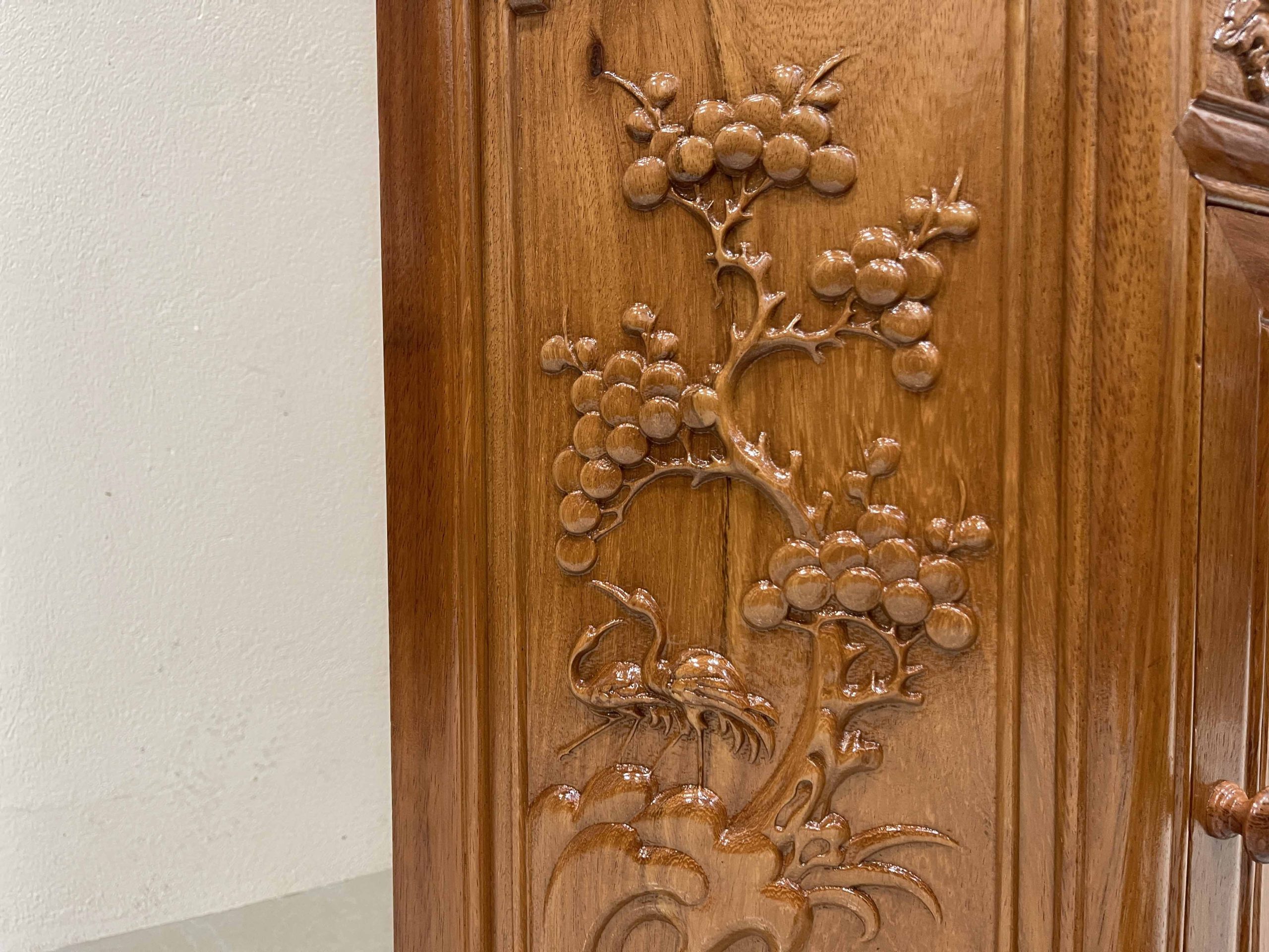 Tủ Góc 60 Gỗ Gõ Đỏ