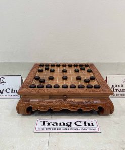 Bộ Bàn Cờ Gỗ Hương Đá Quân Gỗ Trắc