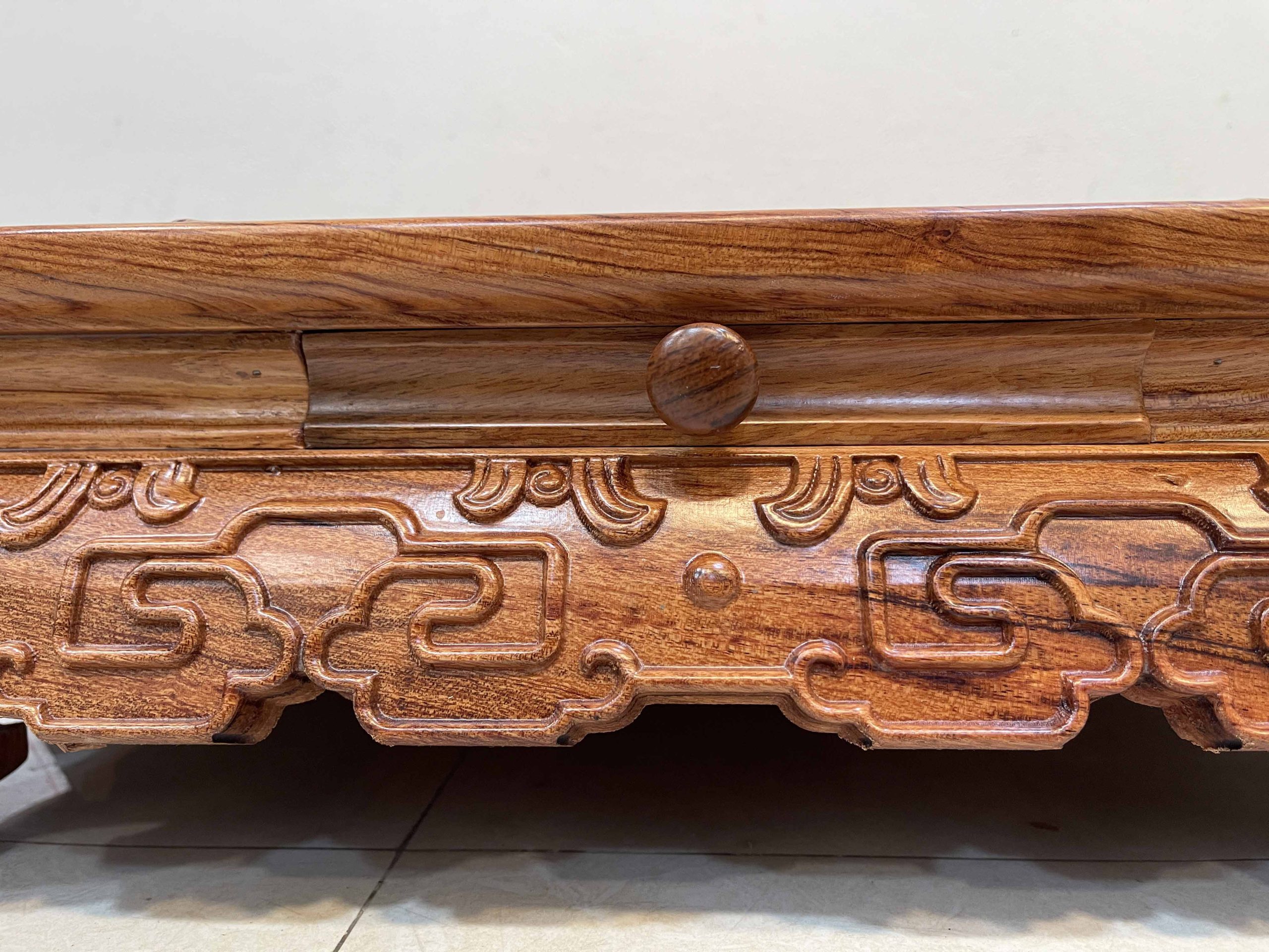 Bộ Bàn Cờ Gỗ Hương Đá Quân Gỗ Trắc