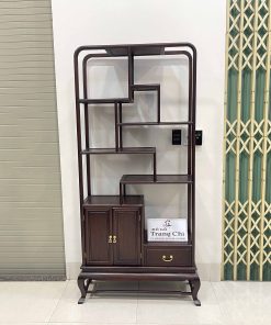 Bộ Kệ Và Đôn Bày Đồ Gỗ Gụ