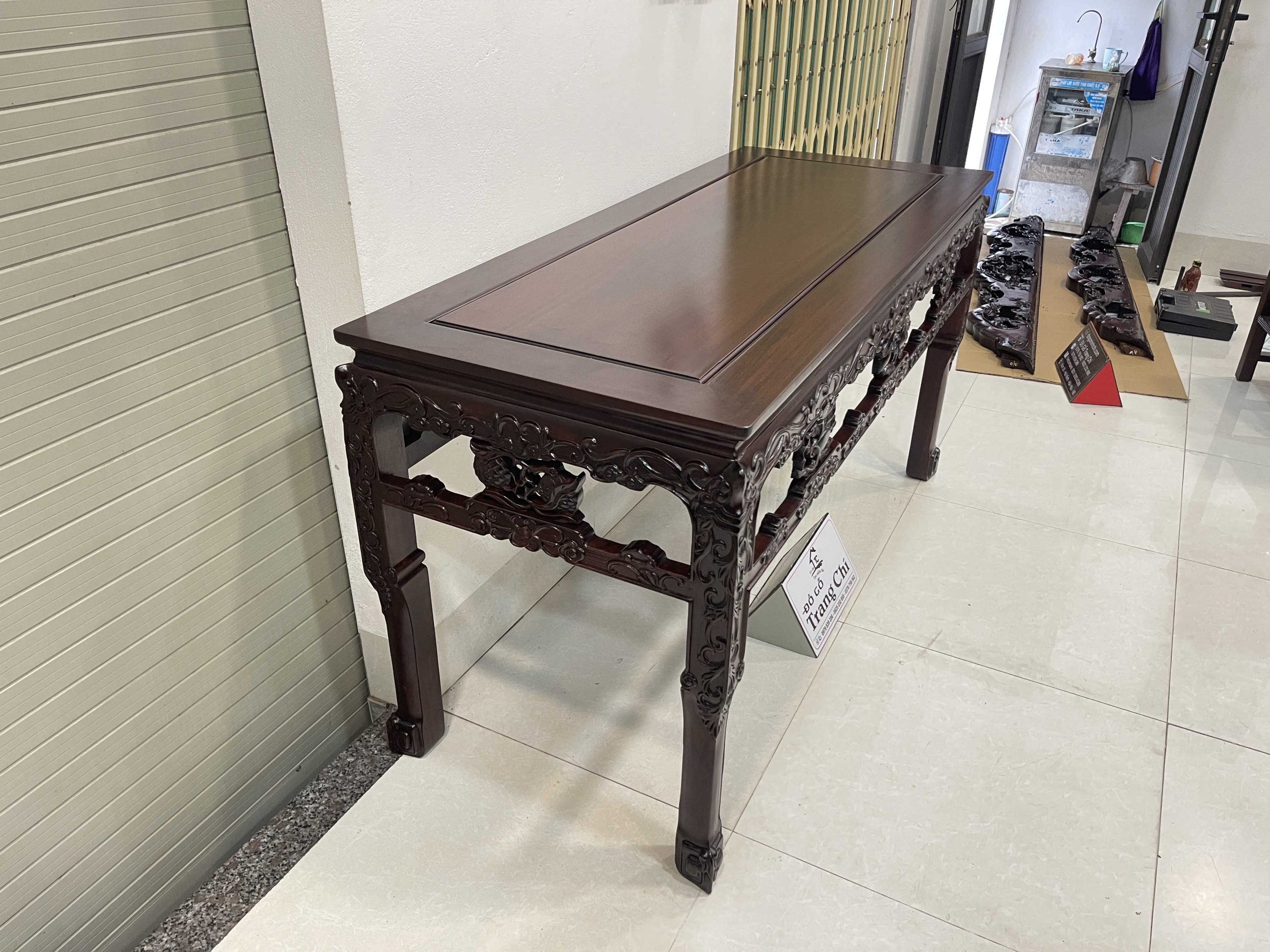 Bộ Tràng Kỷ Song Tiện Lối Xưa Gỗ Gụ 