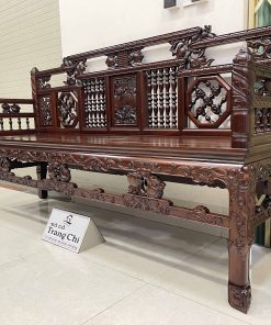 Bộ Tràng Kỷ Song Tiện Lối Xưa Gỗ Gụ