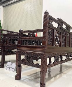 Bộ Tràng Kỷ Song Tiện Lối Xưa Gỗ Gụ