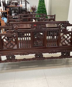 Bộ Tràng Kỷ Song Tiện Lối Xưa Gỗ Gụ