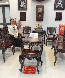 Bộ Louis Pháp 6 Món Chạm 2 Mặt